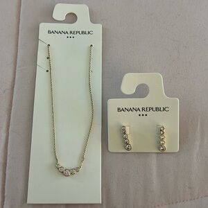 Banana Republic necklace and earring set